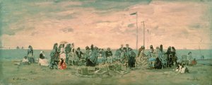 La playa de Eugene Louis Boudin